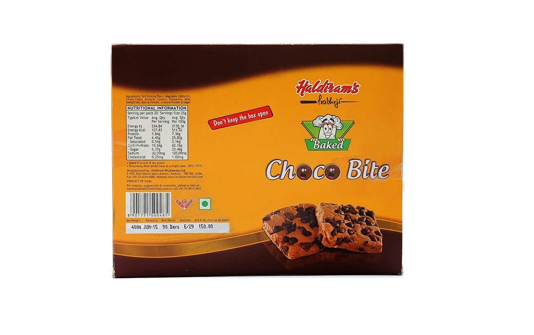 Haldiram's Prabhuji Choco Bite    Box  400 grams